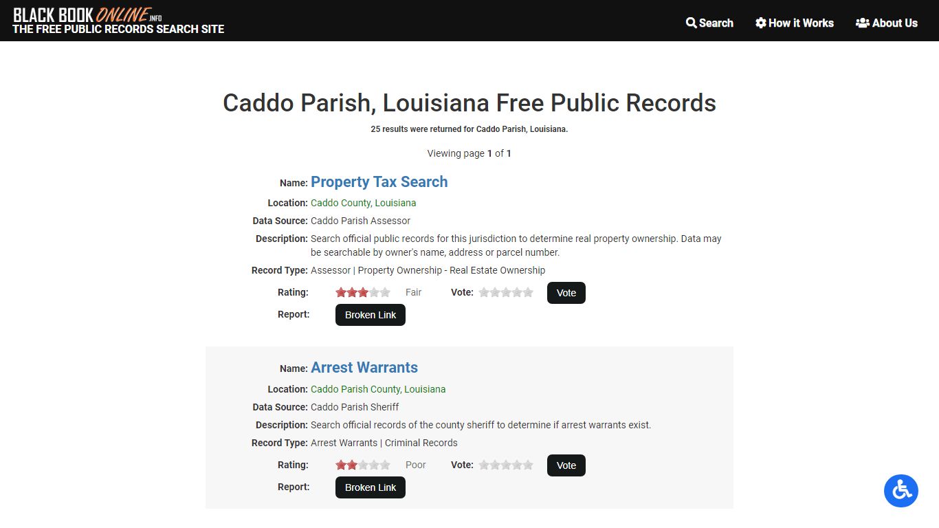 Caddo Parish, LA Free Public Records | Criminal Records ...